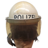 Vintage Polizei Riot Helmet Suckow Polizeiobermeister