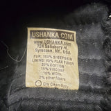 Soviet Black Ushanka Cap - Leather