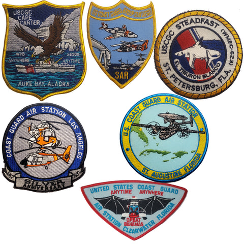Patch - USCG Military - Sew On (7733)