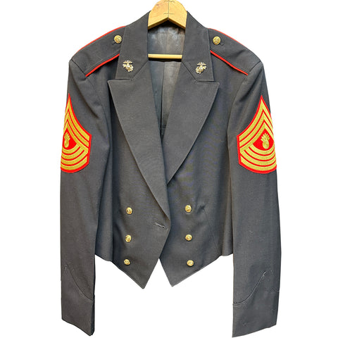 Vintage Blue Marine Dress Coat - Master Gunnery Sergeant (7842)