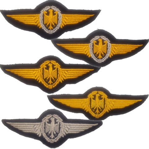 SALE Patch - West German Air Force Pilot Wings- Sew On (7934)