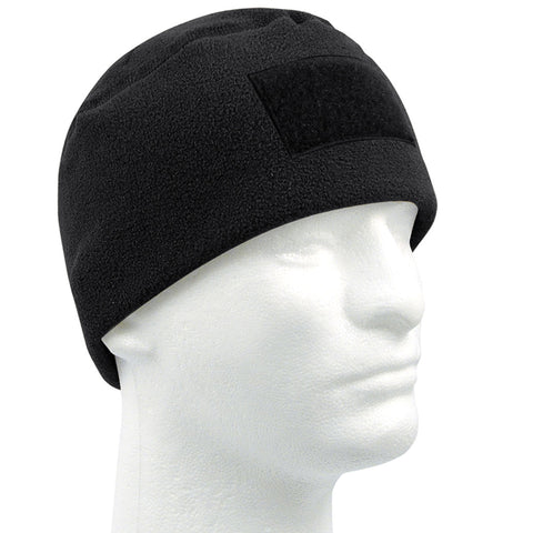 Fleece Watch Cap w/Hook-n-Loop Front