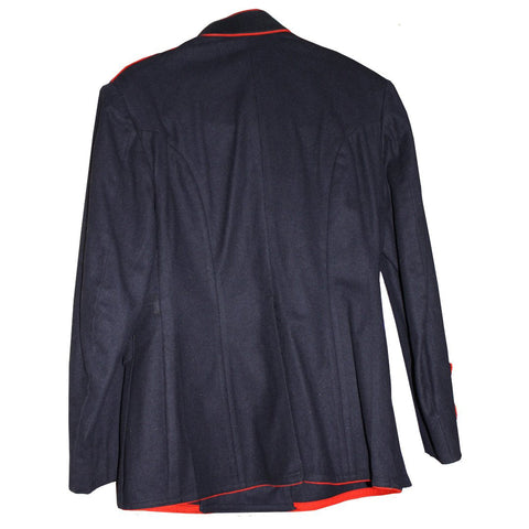 Vintage USMC Enlisted Dress Blue Coat - Red Piping (914HWS-USMCJ) * Hahn's World of Surplus & Survival Vintage USMC Enlisted Dress Blue Coat - Red Piping (914HWS-USMCJ) * Hahn's World of Surplus & Survival