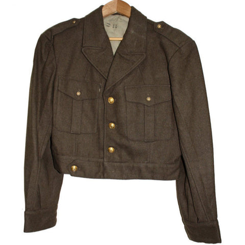 SALE Vintage WWII Navy Ike Jacket with Gold Navy Buttons