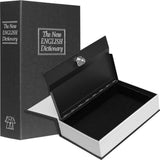 Dictionary Book Lock Box w/ Key Lock - Black (AX11680)