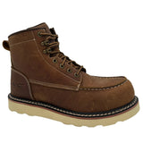 Adtec Boots Rancho Men's 6" MOC Soft Toe, EH Crazy Horse - Whiskey Brown (9255CR)