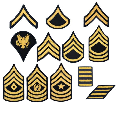 Chevron Army Dress Gold on Blue (Pair) Patches – Hahn's World of Surplus & Survival