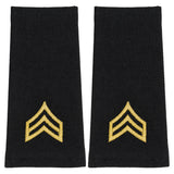 Shoulder Mark - U.S. Army Enlisted Rank Large (Pair) - Male Dress