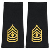 Shoulder Mark - U.S. Army Enlisted Rank Large (Pair) - Male Dress