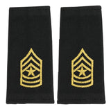 Shoulder Mark - U.S. Army Enlisted Rank Large (Pair) - Male Dress