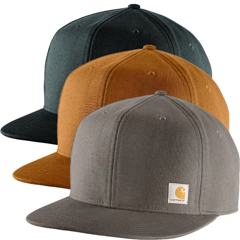 Ballcap - Carhartt Men's Firm Duck Flat Brim (106665)