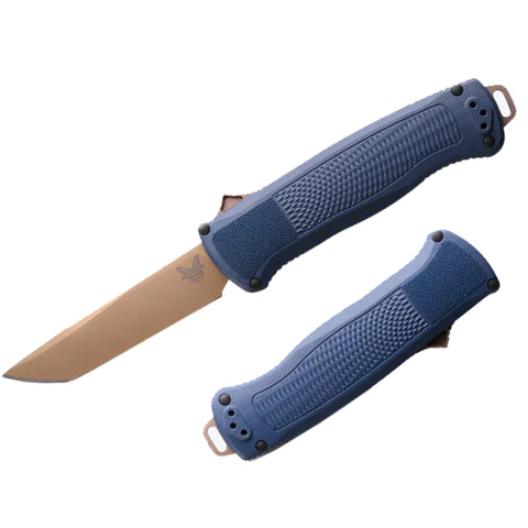 Knife - Benchmade Shootout OTF AUTO Blue Handle (5370FE-01)