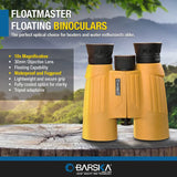 Binoculars - Barska 10x30mm Floatmaster Yellow Floating Waterproof  (AB11092)