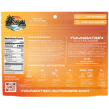 FOUNDATION Outdoors Freeze Dried Breakfasts