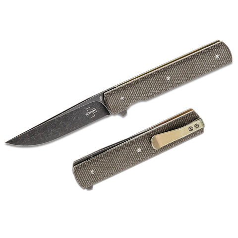 Knife - Böker Plus Urban Trapper Linear Micarta  (01BO705)