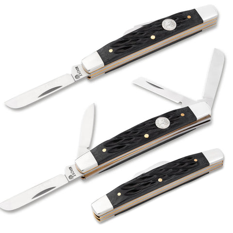 Knife - Böker Plus Magnum TS 2.0 Congress Black Jigged Bone (110867)
