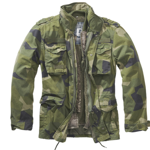 Brandit M-65 Premium Field Jacket -Swedish Camo (3101)