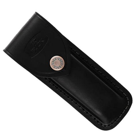 Buck Sheath - Black Leather