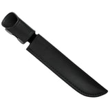 Buck Sheath - Black Leather