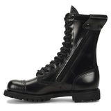 Corcoran Men's 10" Side Zip Lug Sole Jump Boot 985 - Black