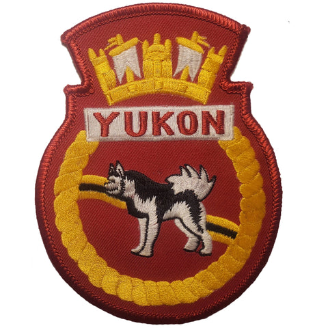 Patch - Canadian DDE 263 HMCS Yukon Mackenzie Class Destroyer Escort - Sew On (7922)