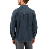 Carhartt - Montana Relaxed Fit Midweight Denim Long-Sleeve Snap Front Shirt (106429-HK3)