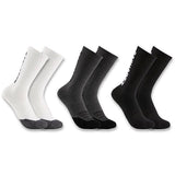 Carhartt Socks - Women's Midweight Cotton-TENCEL Logo Crew Sock 3 Pack (SC9873W)