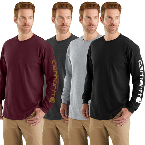Carhartt Dearborn Loose Long Sleve Logo T-Shirt