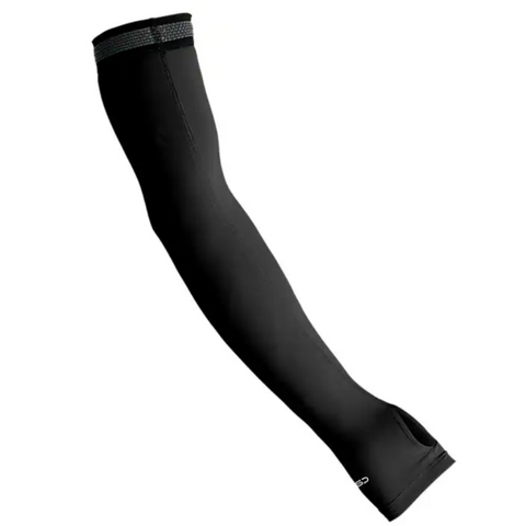 Black arm sleeve on a white background