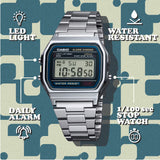 Casio Vintage Chrono SS A-158WA-1 Watch