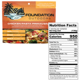 FOUNDATION Outdoors Freeze Dried Dinners