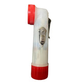 Flashlight - Made in USA Clear/Red Angle Flashlight