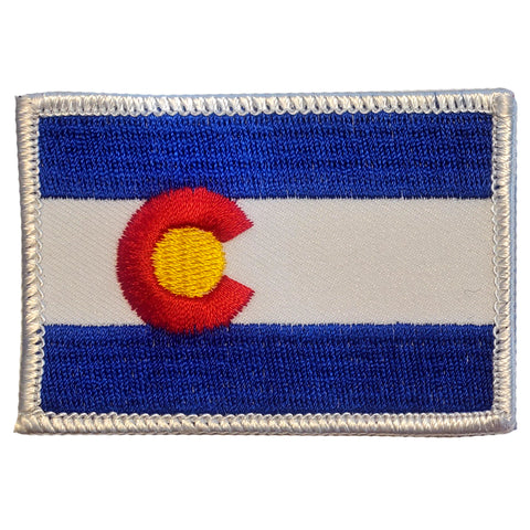 Patch - Embroidered Colorado State Flag - Sew On (7938)