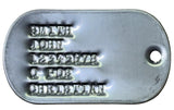 Personalized US Military Regulation ID Dog Tag & Accessories