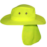 FINAL SALE Dorfman Pacific EV101 HiViz Boonie Hat w/Sun Shield