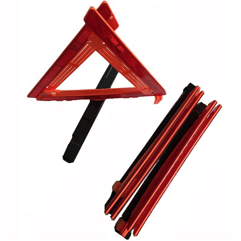 Fleetrite Red Strato Warning Road Hazard Reflective Triangles Kit