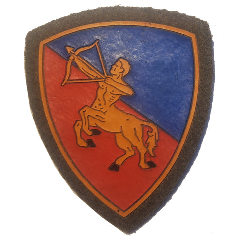 Patch - English Coat of Arms Italian Army Armored Brigade - Sew On (7945)