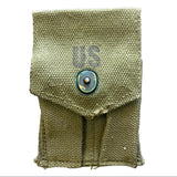 USED GI .45 Cal Canvas Double Mag Pouch