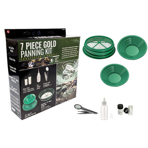 7-Piece gold panning kit