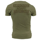 T-Shirt - "Improvise Adapt Overcome T-Shirt - Military Green"  (GS5248)