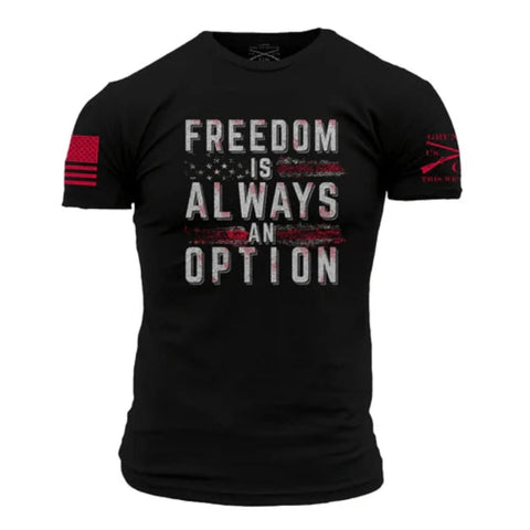 T-Shirt - "Always Freedom T-Shirt - Black"  (GS5393)