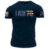 T-Shirt - "I AM 76 T-Shirt - Midnight Navy" (GS5485)