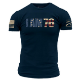 T-Shirt - "I AM 76 T-Shirt - Midnight Navy"  (GS5485)