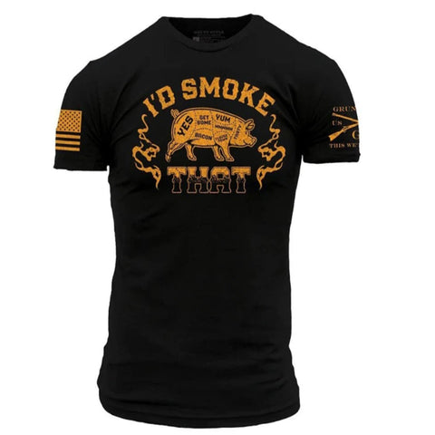 T-Shirt - "Id Smoke That T-Shirt" - Black (GS5547)