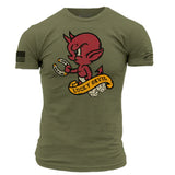 T-Shirt - "Lucky Devil T-Shirt - Military Green" (GS5790)