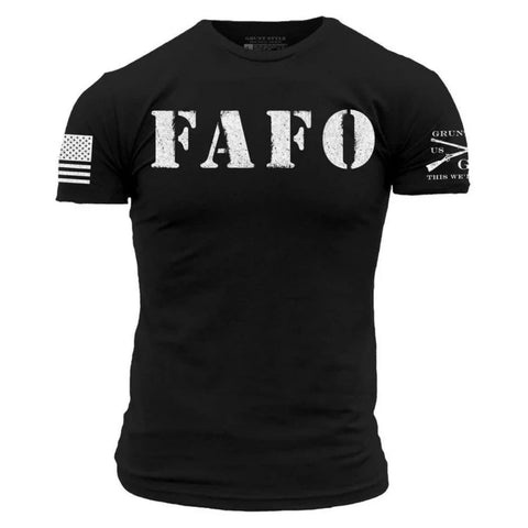 T-Shirt - "FAFO T-Shirt" - Black (GS6224)