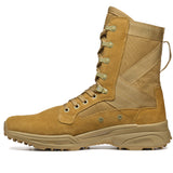 Tan tactical boot 