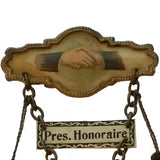 Vintage L'Union St Jean Baptiste Pres. Honoraire Medal
