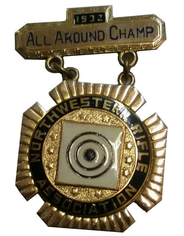 SALE Vintage N.R.A. Northwestern All Around Champion 1932 Gold Medal