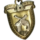 SALE Vintage N.R.A. Rapid Fire International Pistol Match 1934 Medal